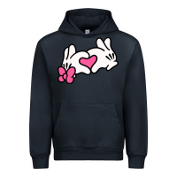 Navy Minnie Mouse Urban Hoodie - CowhideDigitalArt