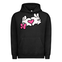 Pigment Black Minnie Mouse Urban Hoodie - CowhideDigitalArt