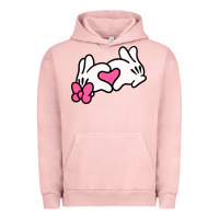Pigment Salmon Minnie Mouse Urban Hoodie - CowhideDigitalArt