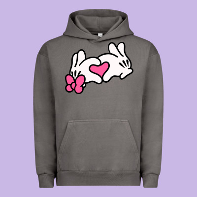 Minnie Mouse Urban Hoodie Designed By Cowhidedigitalart