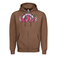 Chestnut Cancer ribbon rainbow Cancer Awareness Zipper Hoodie - HowdyJamesFarm