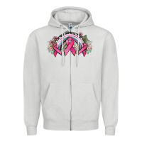 Dove Grey Cancer ribbon rainbow Cancer Awareness Zipper Hoodie - HowdyJamesFarm