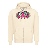 Sandshell Cancer ribbon rainbow Cancer Awareness Zipper Hoodie - HowdyJamesFarm