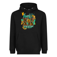 Black Best Mom ever mother's day Heavyweight Hoodie - HowdyJamesFarm