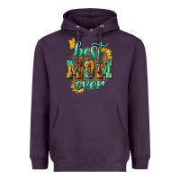 Plum Best Mom ever mother's day Heavyweight Hoodie - HowdyJamesFarm
