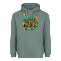 Sage Best Mom ever mother's day Heavyweight Hoodie - HowdyJamesFarm