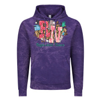 Cloud Purple rn registered nurse western Vintage Hoodie - NancyCooperArtShop