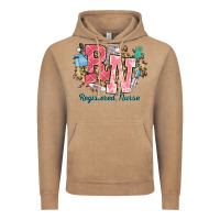 Vintage Coffee rn registered nurse western Vintage Hoodie - NancyCooperArtShop
