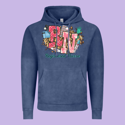 Rn Registered Nurse Western Vintage Hoodie Designed By Nancycooperartshop