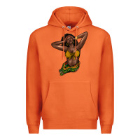 Carrot Black woman Premium Hoodie - HowdyJamesFarm