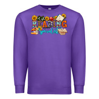 Purple reading specialist olivia Premium Sweatshirt - OliviaCreatesArt