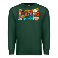Sports Green reading specialist olivia Premium Sweatshirt - OliviaCreatesArt