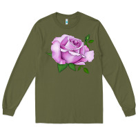 Army Green Life's Little Pleasures Rose Long Sleeve Tee - LillyAllenDesigns
