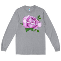 Heather Grey Life's Little Pleasures Rose Long Sleeve Tee - LillyAllenDesigns