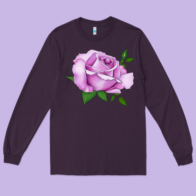 Life's Little Pleasures Rose Long Sleeve Tee Designed By Lillyallendesigns
