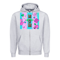 Heather Grey nurse mom mother’s day Zipper Hoodie - TumblerDesignByShophia
