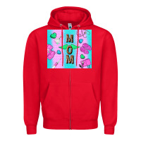 Red nurse mom mother’s day Zipper Hoodie - TumblerDesignByShophia