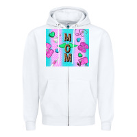 White nurse mom mother’s day Zipper Hoodie - TumblerDesignByShophia