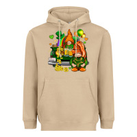 Mushroom St. Patrick's Day gnomies with heart Heavyweight Hoodie - HowdyJamesFarm