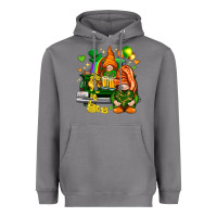 Storm St. Patrick's Day gnomies with heart Heavyweight Hoodie - HowdyJamesFarm