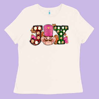 Christmas Joy Snacks And Nutcracker Cookies Ado Ladies Tee Designed By Adodesignshop