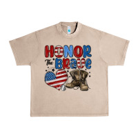 French Oak honor the brave Urban Heavy Tee - MaliasSmallBusiness