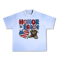 Grape Ice honor the brave Urban Heavy Tee - MaliasSmallBusiness