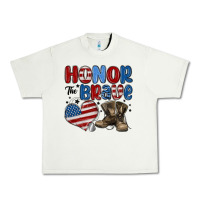 Pistachio honor the brave Urban Heavy Tee - MaliasSmallBusiness