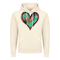 Vintage Artic Feather Heart Vintage Hoodie - Jasminsmagicworld
