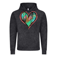 Vintage Black Feather Heart Vintage Hoodie - Jasminsmagicworld