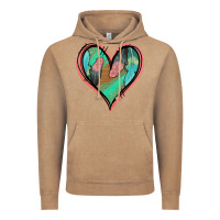 Vintage Coffee Feather Heart Vintage Hoodie - Jasminsmagicworld