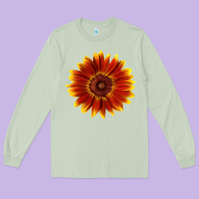 Little Becka Sunflower Long Sleeve Tee Designed By Lillyallendesigns