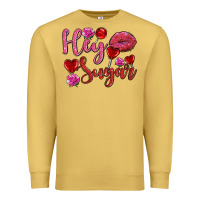 Antique Gold hey sugar with lips and candies olivia Premium Sweatshirt - OliviaCreatesArt