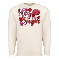 Sandshell hey sugar with lips and candies olivia Premium Sweatshirt - OliviaCreatesArt