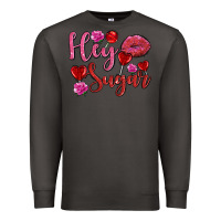 Smoke hey sugar with lips and candies olivia Premium Sweatshirt - OliviaCreatesArt