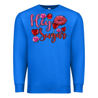True Royal hey sugar with lips and candies olivia Premium Sweatshirt - OliviaCreatesArt