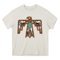 Cream thunderbird Heavy Core Tee - JahusDesignShop