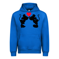 Cobalt Minnie Mouse Urban Hoodie - CowhideDigitalArt