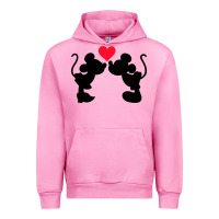 Fuchsia Pink Minnie Mouse Urban Hoodie - CowhideDigitalArt