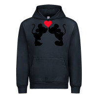 Navy Minnie Mouse Urban Hoodie - CowhideDigitalArt