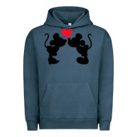 Pigment Midnight Navy Minnie Mouse Urban Hoodie - CowhideDigitalArt