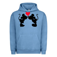 Pigment Pebble Blue Minnie Mouse Urban Hoodie - CowhideDigitalArt