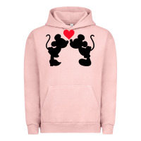 Pigment Salmon Minnie Mouse Urban Hoodie - CowhideDigitalArt