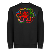 Black autism teacher pencil Heavyweight Sweatshirt - Artiststas