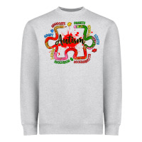Heather Grey autism teacher pencil Heavyweight Sweatshirt - Artiststas