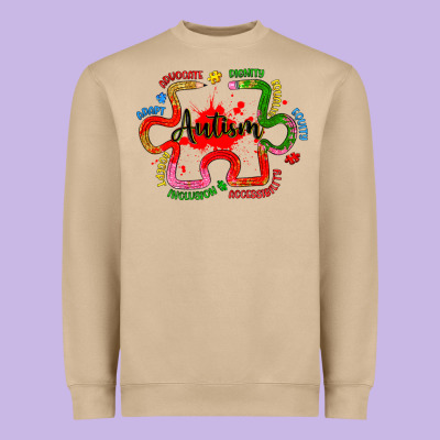 Autism Teacher Pencil Heavyweight Sweatshirt Designed By Artiststas