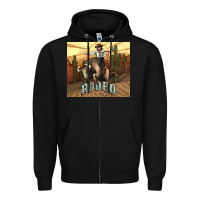 Black Rodeo Cowboy bullfighter western 20oz skinny Zipper Hoodie - HowdyJamesFarm
