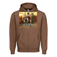 Chestnut Rodeo Cowboy bullfighter western 20oz skinny Zipper Hoodie - HowdyJamesFarm