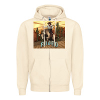 Sandshell Rodeo Cowboy bullfighter western 20oz skinny Zipper Hoodie - HowdyJamesFarm
