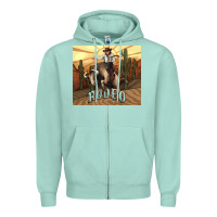 Seafoam Rodeo Cowboy bullfighter western 20oz skinny Zipper Hoodie - HowdyJamesFarm